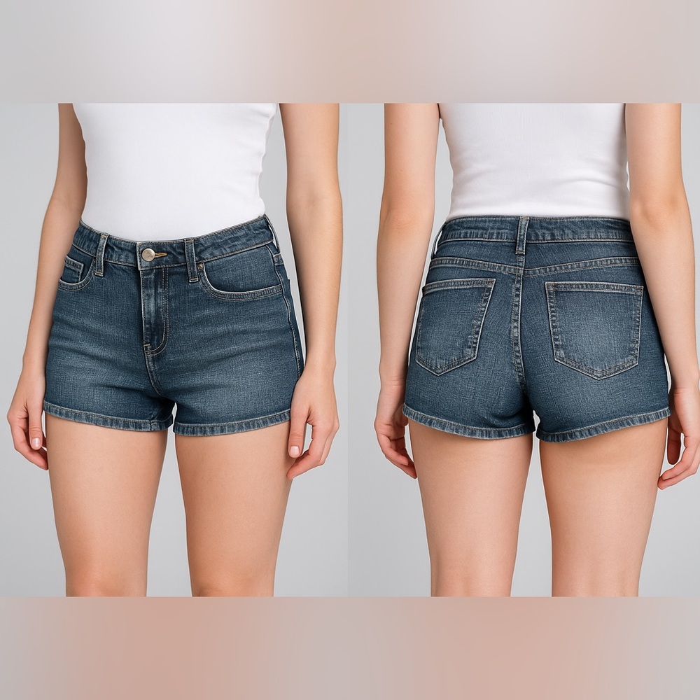 No Boundaries Indigo Jean Shorts